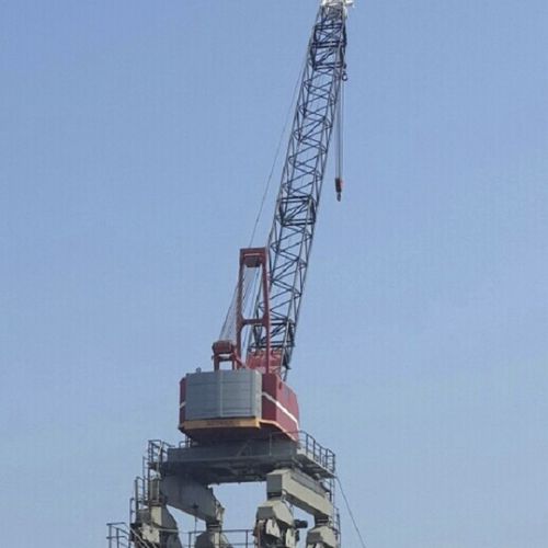 Lattice crane - LBSC - YMV CRANE AND WINCH SYSTEMS - port / for shipyards / boom