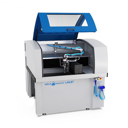 Water jet cutting machine - LABJET - MECANUMERIC - electric / rubber / plastic
