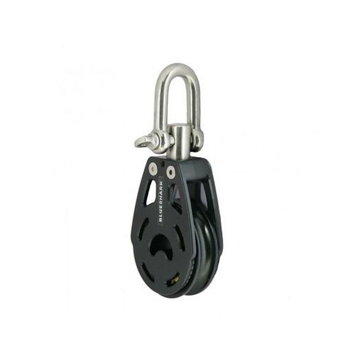 Single block - 2370 - Blue Shark Marine Ltd. - cheek / with swivel / roller bearing