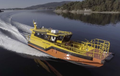 Wind farm service boat - ALUSAFE 1150 WF - Maritime Partner AS - inboard waterjet / aluminum