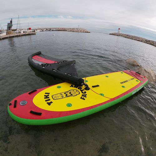 Inflatable stand-up paddle-board - AIRWIND MAXI 11 - TIKI FACTORY - windsurf / flatwater / beginner