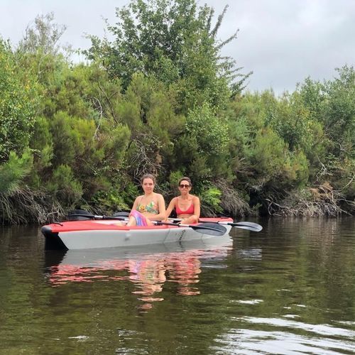 Sit-on-top kayak - 17 DOUBLE - TIKI FACTORY - inflatable / sea / flatwater