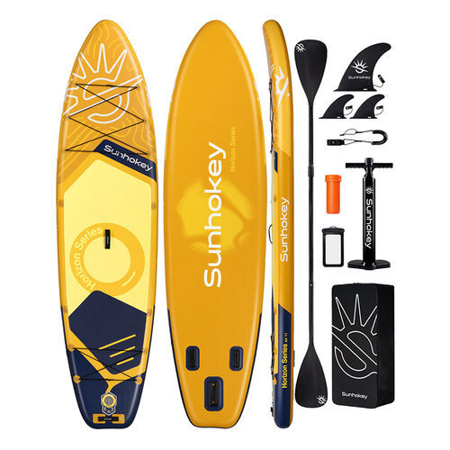 Inflatable stand-up paddle-board - SUNHOKEY HORIZON - TIKI FACTORY - wave / all-around / touring