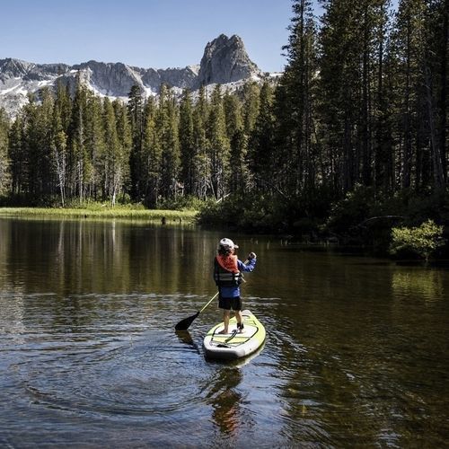 Inflatable SUP - MR. TOAD'S WILD RIDE - Lakeshore Paddleboard Company - fishing / child's / multi-color