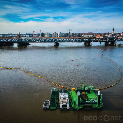 Pollution control boom - PDB - Ecocoast - debris / demarcation / permanent