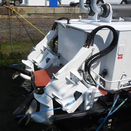 Rudder thruster - 1700HD-B-09 - DWG Trading - external / for boat / hydraulic