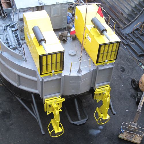Rudder thruster - 2400LD-B-10 - DWG Trading - external / for boat / hydraulic