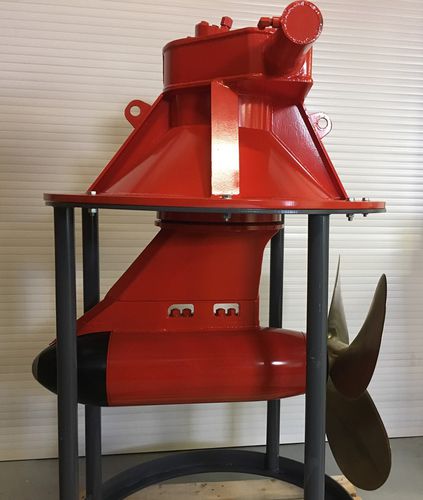 Rudder thruster - 2400HD - DWG Trading - external / for boat / hydraulic