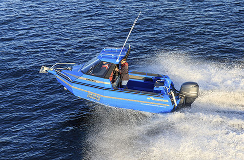 Outboard walkaround - 1850 SUPERCAB - Stabicraft - with enclosed cockpit / sport-fishing / 6-person max.