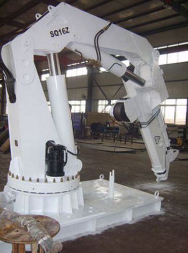 Ship crane - MKT - Chongqing Guanheng Technology & Development - knuckle boom / telescopic / for decks