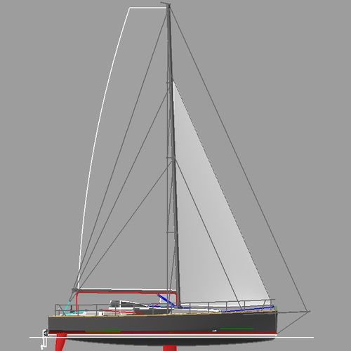 Fast cruising sailboat - ST-48 "Anarquista" - Uniworkboats SIA - offshore racing / 3-cabin / 2-cabin