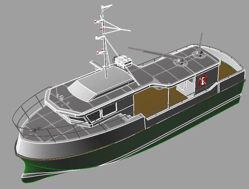 Fishing trawler - ST-50 - Uniworkboats SIA - inboard / aluminum