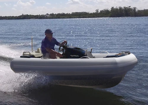 Inboard inflatable boat - JET9.5 - Argos Nautic Manufacturing LLC - rigid / open / center console
