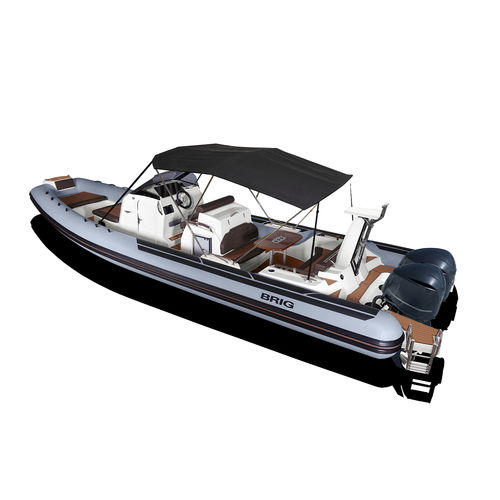 Outboard inflatable boat - EAGLE 10  - Brig U.S.A. LLC - twin-engine / rigid / center console