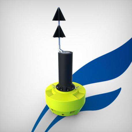 Beacon buoy - FLC1200-CARD - FullOceans - signaling / cardinal / polyethylene