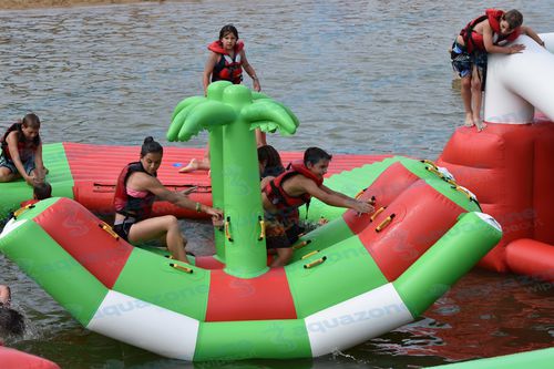 Buoy water toy - Double Bananas  - AQUAZONE parc aquatique - pillow / for recreation centers / inflatable
