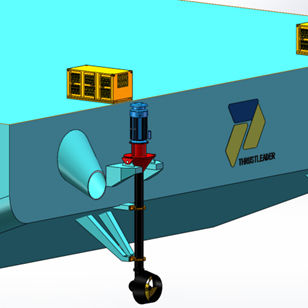 Azimuth thruster - TLAT600DM - Thrustleader Marine Power System - rudder / fixed / Voith