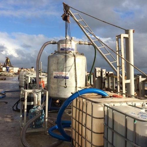 Shipyard vacuum system - ScorVac 12L - New Naval Ltd. - oil spill recovery
