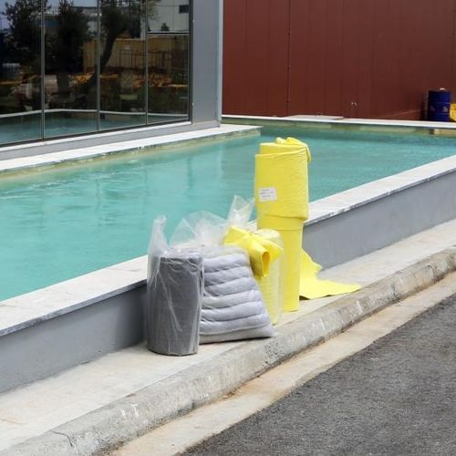 Oil absorber - HAZMAT - New Naval Ltd. - roll / for oil spill pads / for harbors and terminals