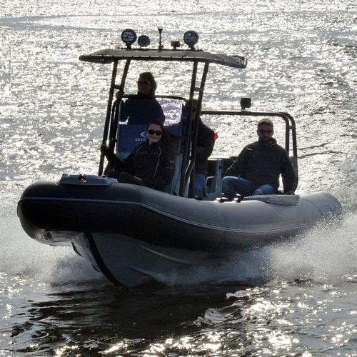 Outboard inflatable boat - V650 - GALA MARINE INTERNATIONAL In - rigid / center console / open