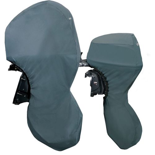 Boat protective cover - Y00-F - OCEANSOUTH - outboard motor / green