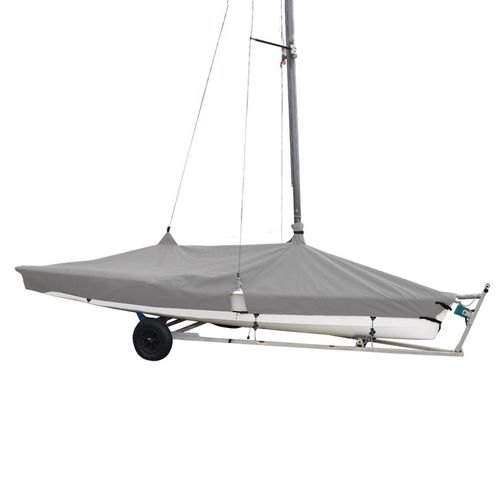 Sailing dinghy protective cover - SA111P - OCEANSOUTH - gray / RS 100