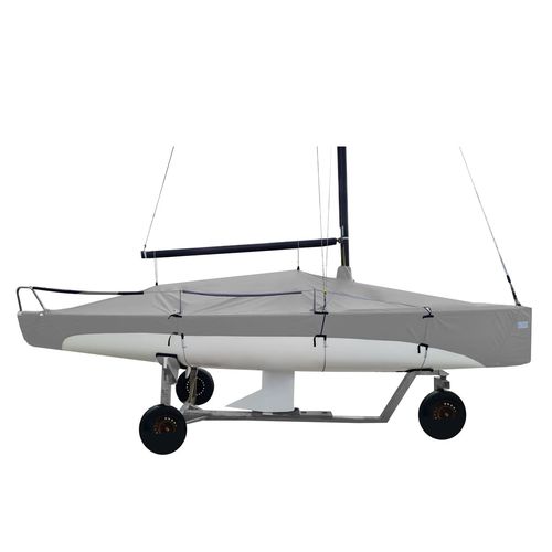 Sailboat protective cover - S341P - OCEANSOUTH - gray