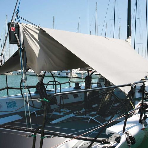 Sailboat sun awning MA 402 series OCEANSOUTH cockpit