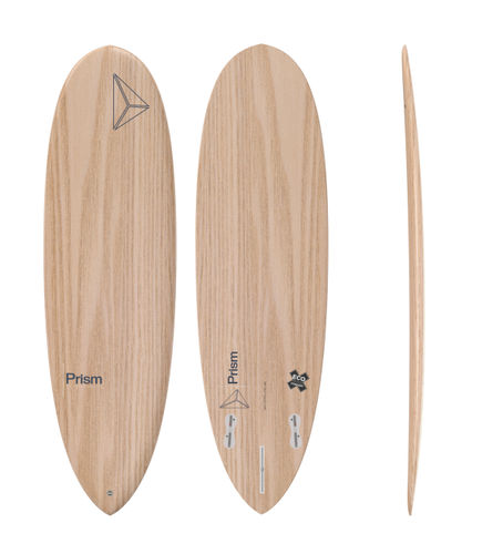 Longboard surfboard - Mini-long 6’4 ORIGINAL SERIES FCS2 - Prism Surfboards - expert / intermediate / fiberglass