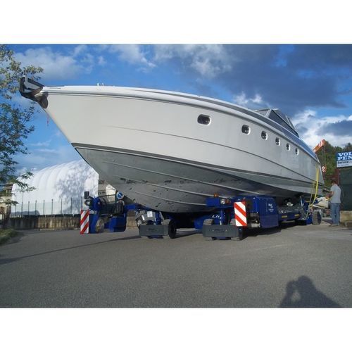 Road trailer - SUD OUEST REMORQUES - for boat / self-propelled / hydraulic