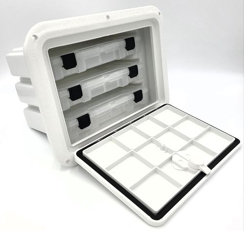 Boat storage box - DPTC1115 series - DPI Marine Inc. - for fishing / for first aid kit / built-in