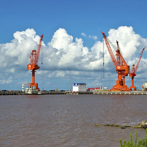 Port crane - Level Luffing Crane - GENMA SOLUTION - level luffing