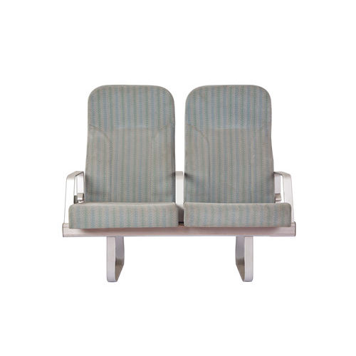 Passenger ship seat - LGZY-01  - Qilin Marine international co., Ltd - with armrests / reclining backrest / 2-person