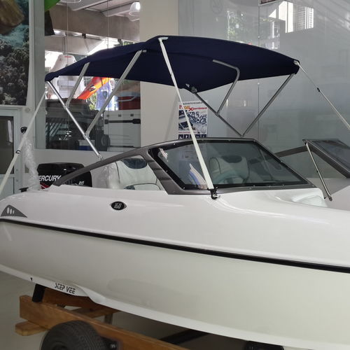 Boat Bimini top - CLASSIC 3-Bow - Bailly - for sailboats / for motor boats / cockpit