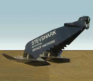Stevpris anchor - Stevshark Mk5 - VRYHOF - for offshore platforms