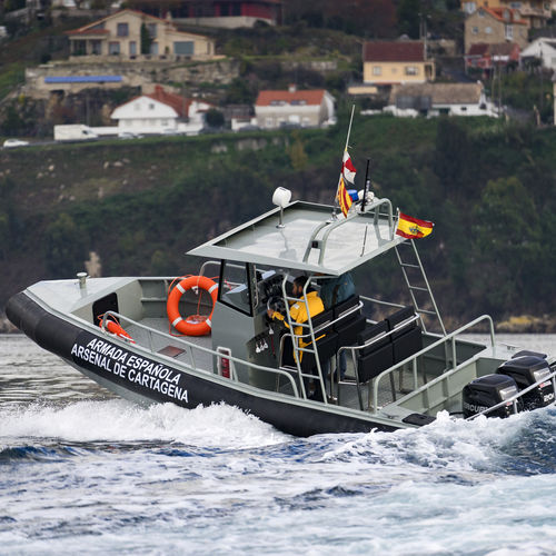 Patrol boat - RAL-750-ZSF-OPEN - AISTER ALUMINIUM SHIPYARD - outboard / aluminum