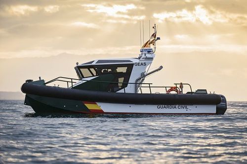 Patrol boat - RAL-1100-ZSF-CABINADA - AISTER ALUMINIUM SHIPYARD - outboard / aluminum