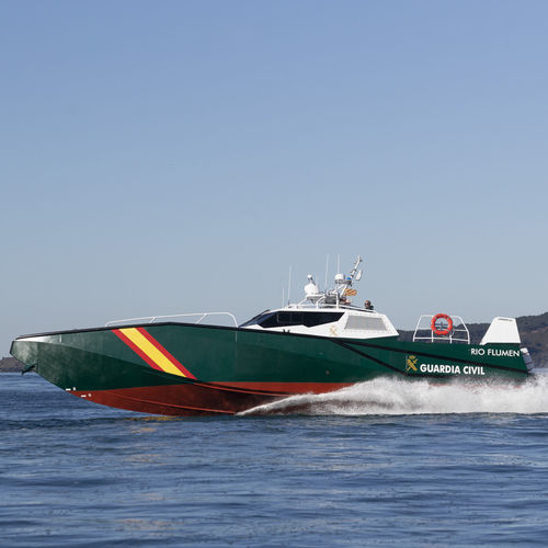 Patrol boat - HS60  - AISTER ALUMINIUM SHIPYARD - inboard waterjet / aluminum