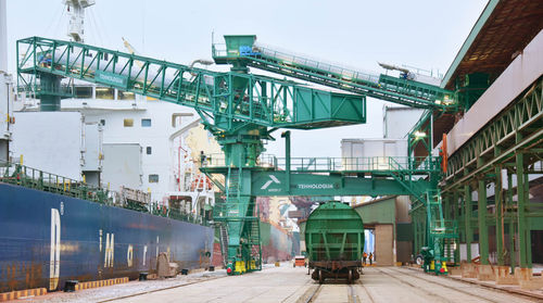Conveyor ship loader - SL-1200 - NK TEHNOLOGIJA - floor track