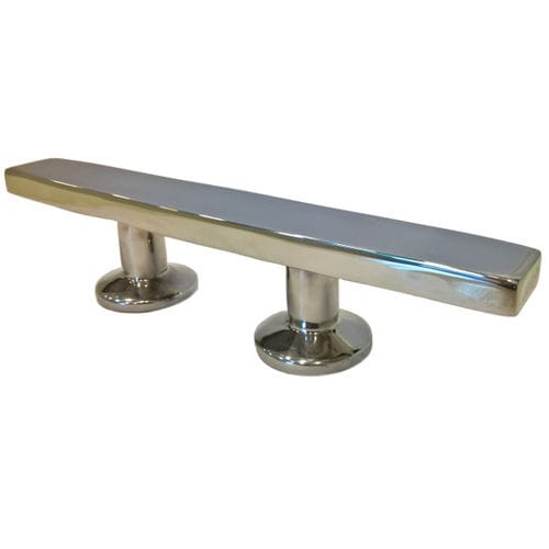 Boat deck cleat - C190B - Tietoset Marine Ltd. - flat / stainless steel
