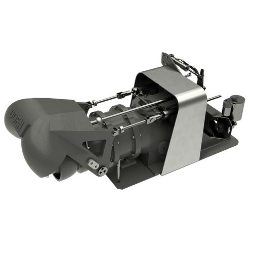 Work boat water-jet drive - KOMPAKT series - Doen Waterjets - for patrol boats