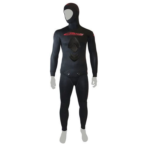 Epsealon Shadow スピアフィッシングジャケット 5 mm ウェットスーツ Spearfishing wetsuit - Shadow full black - EPSEALON - long-sleeve