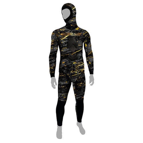 Spearfishing suit - Dark Fusion - EPSEALON - dive / wetsuit / with