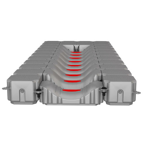 Floating dock - 550/650 U-Slide - BulDock Ltd. - modular / drive-on / for marinas