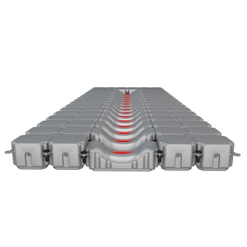 Floating dock - 850/1050 U-Slide - BulDock Ltd. - modular / drive-on / for marinas