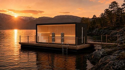 Custom-made swimming pool - Small - BLUET FLOATING SOLUTIONS - floating