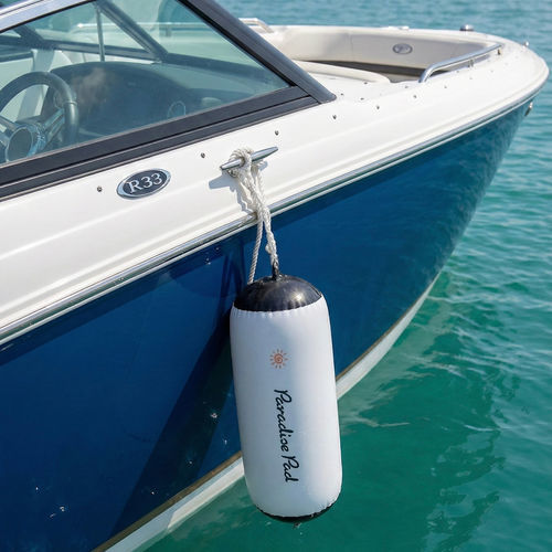 Boat fender - MYinVision, Wassersport und Freizeit Inh. Lyndsey Hieber - for marinas / for docking / gray
