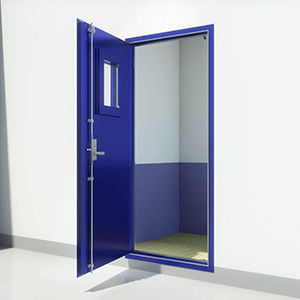 Ship door - MML Marine Ltd - for offshore platforms / weathertight / A60