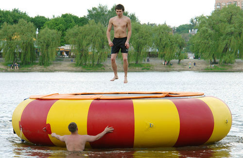 Trampoline water toy - Vector Inflatables - for recreation centers / inflatable