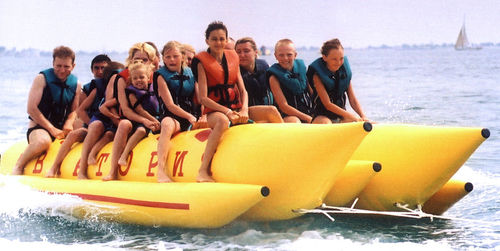 6-person max. towed banana buoy - Vector Inflatables - 5-person max. / 3-person max. / 10-person max.